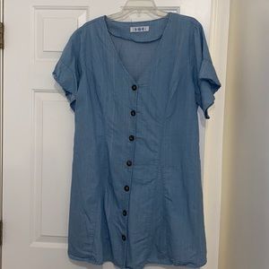 Denim dress bought from Lizard Thicket